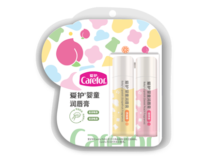 愛護(hù)嬰童潤唇膏（甜桃香）+（西柚香）